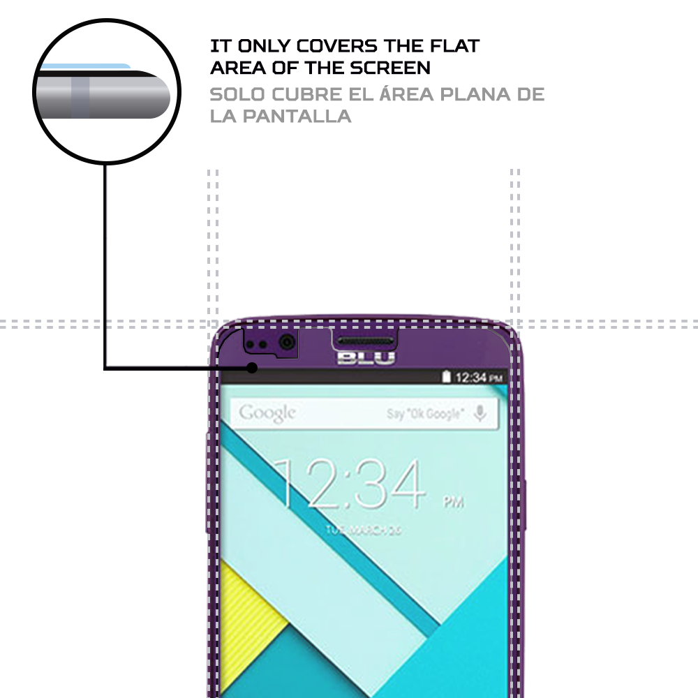 ANTISHOCK Screen protector for Blu Star 4.5 - Bild 4 von 6