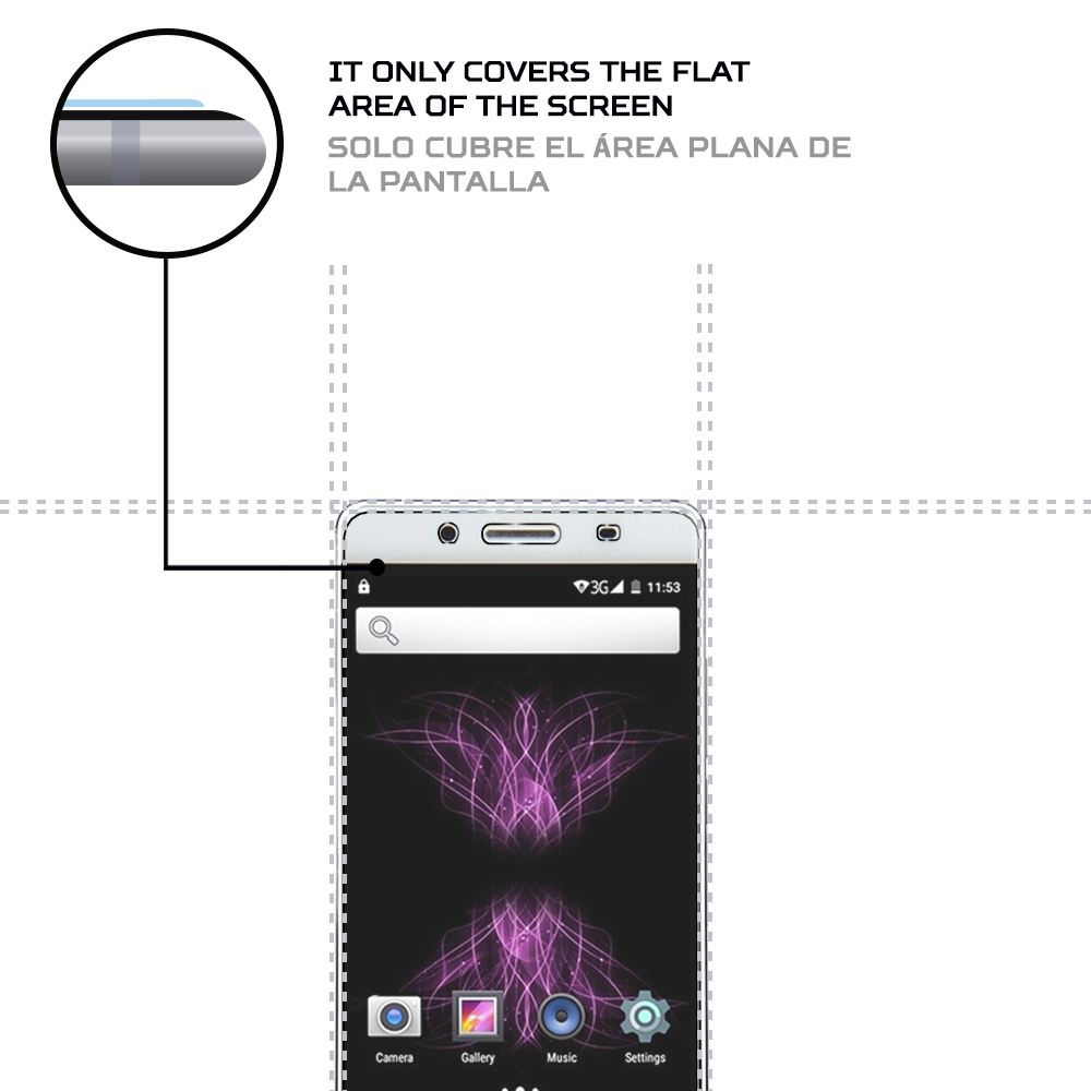 ANTISHOCK Screen protector for Cubot X16 - Picture 4 of 6