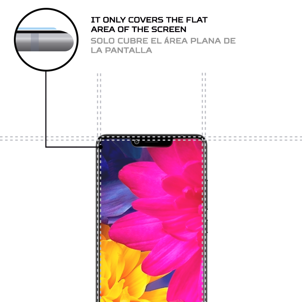 ANTISHOCK Screen protector for Sharp S3 - Picture 4 of 6